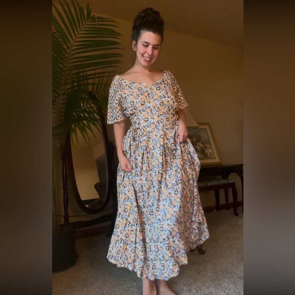 Vintage Floral Dress